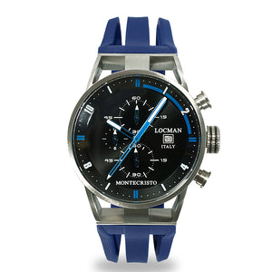 Orologio Cronografo Uomo Montecristo Blu Locman