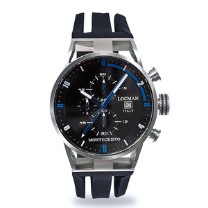 Orologio Cronografo Uomo Montecristo Nero Locman