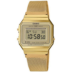 Orologio Digitale Unisex Vintage Classic Edgy Gold Casio