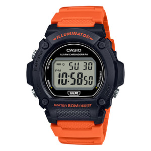Orologio Digitale Uomo Arancio Casio Collection