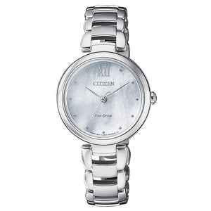 Orologio Donna Acciaio Eco Drive Collezione L Madreperla Citizen