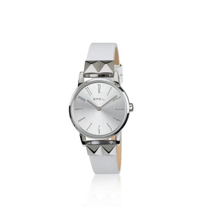 Orologio Donna Acciaio Pelle Bianca Rockers Breil  