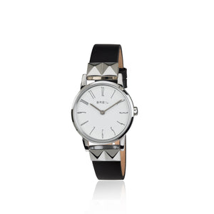 Orologio Donna Acciaio Pelle Nera Rockers Breil  