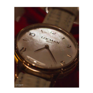 Orologio Donna Acciaio Rose 1960 Beige Locman
