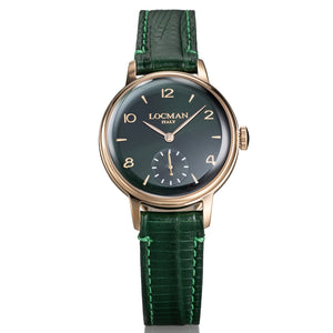 Orologio Donna Acciaio Rose 1960 Verde Locman