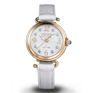 Orologio Donna Amo Bianco Gold Rose con Diamanti Locman