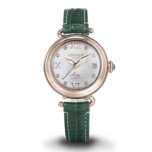 Orologio Donna Automatico Rose Amo con Diamanti Locman