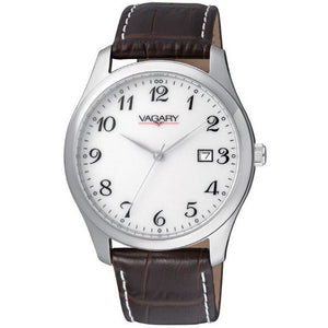 Orologio Donna Bianco Cinturino in Pelle Testa di Moro Vagary