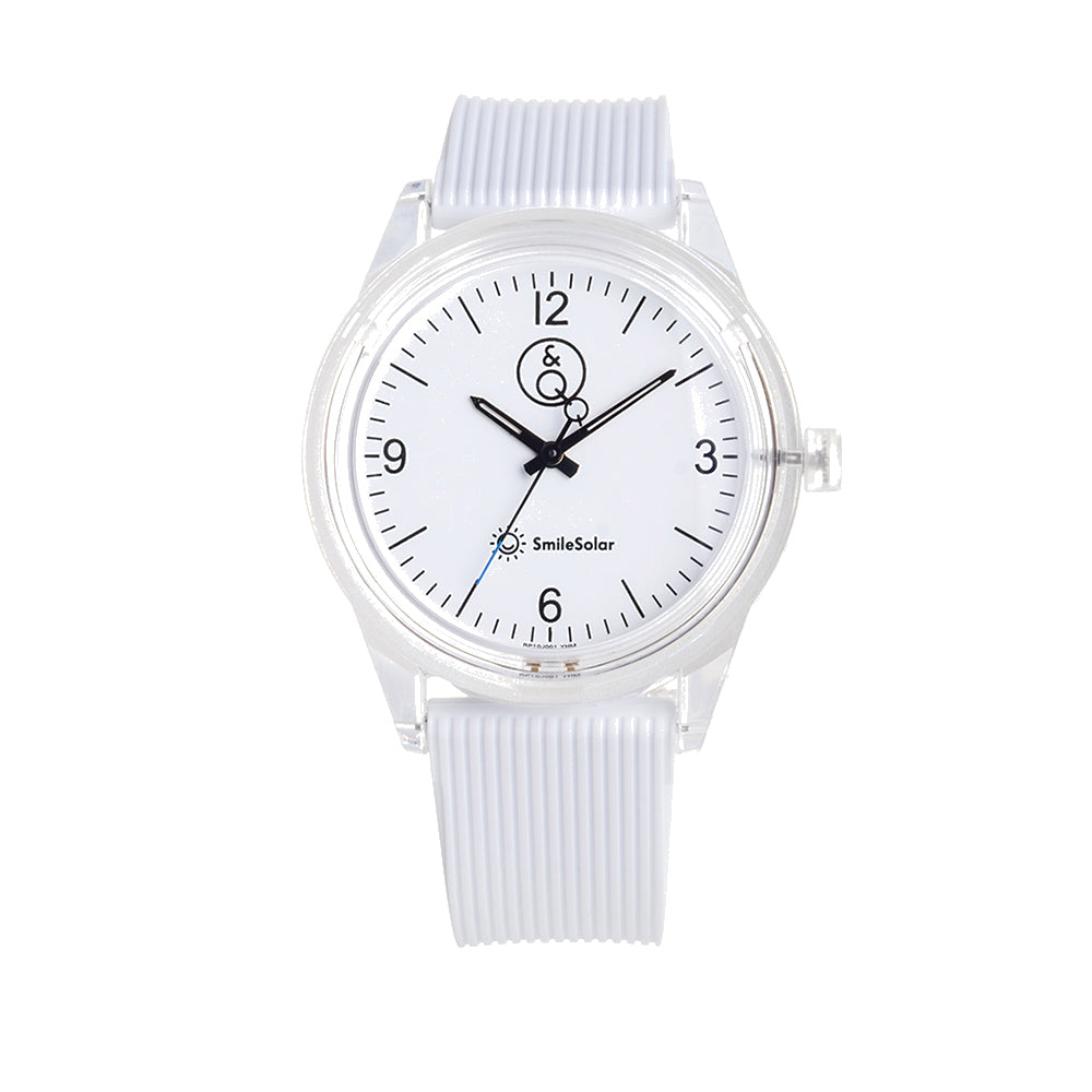 Orologio Uomo Bianco Regular Smile Solar