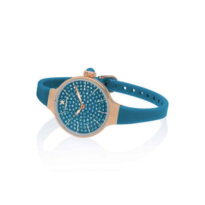 Orologio Donna Chérie Diamond 160 Rose Gold Blu Hoops