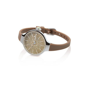 Orologio Donna Chérie Glitter Marrone 2483LH-06 - Hoops   