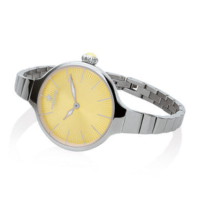 Orologio Donna Chérie Midi Giallo 2584LC-S10 - Hoops    