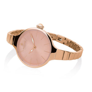 Orologio Donna Chérie Midi Rosa Rose Gold 2584LC-RG08 - Hoops    