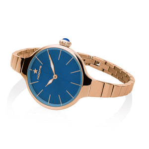 Orologio Donna Chérie Midi Rose Gold Blu 2584LC-RG09 - Hoops     