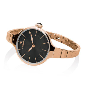 Orologio Donna Chérie Midi Rose Gold Nero 2584LC-RG01 - Hoops    