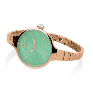 Orologio Donna Chérie Midi Rose Gold Verde 2584LC-RG05 - Hoops    