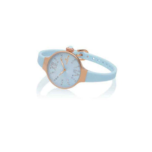 Orologio Donna Chérie Midi Stones Rose Gold Azzurro  Hoops