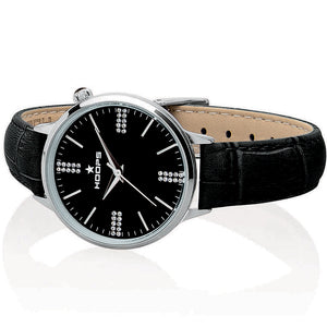 Orologio Donna Classic Chic Nero e Nero Hoops