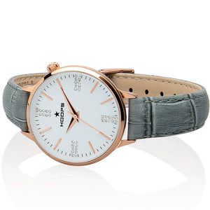 Orologio Donna Classic Chic Rose Bianco e Grigio Hoops