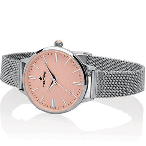 Orologio Donna Classic Maglia Milanese Silver Cipria Hoops