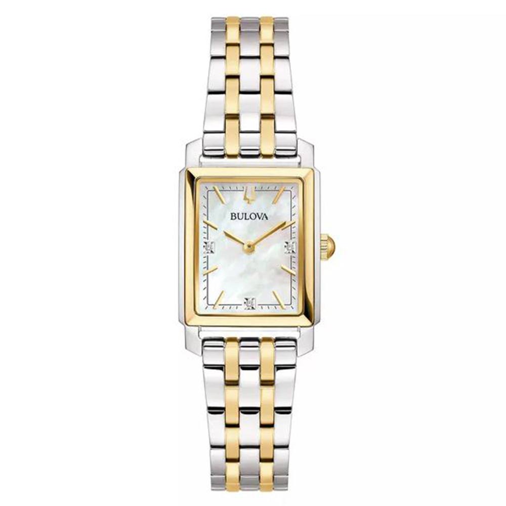 Orologio Donna Classic Sutton Tank Madreperla Bicolore Bulova