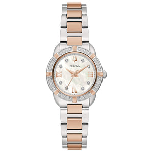 Orologio Donna Diamonds Madreperla Rose Bulova