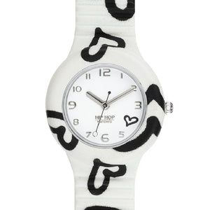 Orologio Donna Doppio Be Loved Bianco HWU0905 Hip Hop