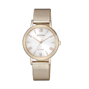 Orologio Donna Eco Drive Bianco Dorato Lady Of Collection Citizen