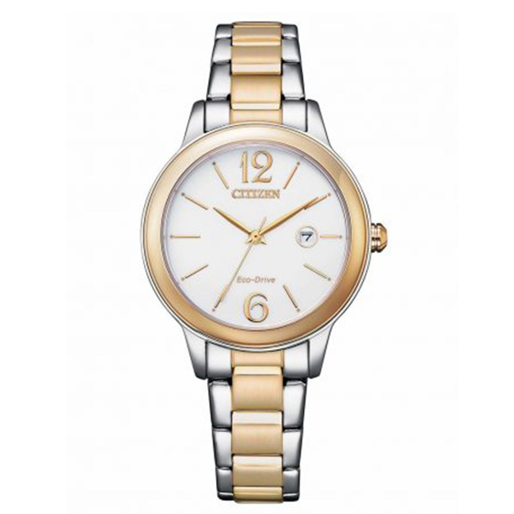 Orologio Donna Eco Drive Lady Bianco Bicolore Citizen
