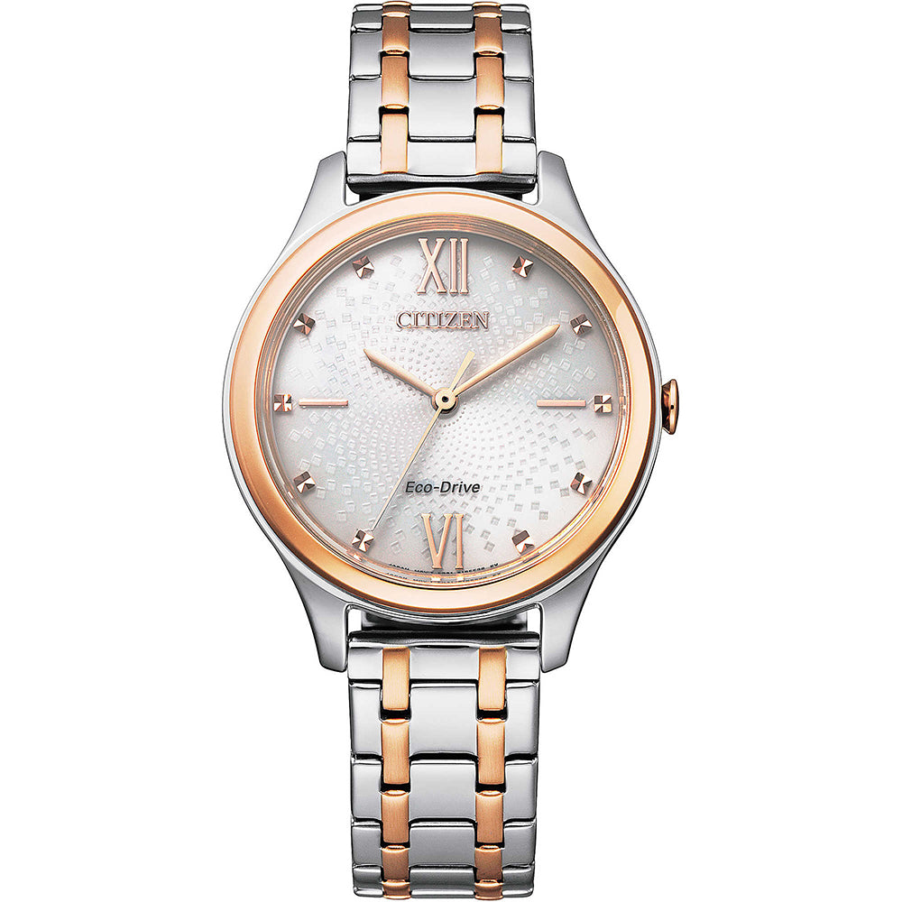 Orologio Donna Eco Drive Lady Of 2020 Bicolore con Cristalli Citizen