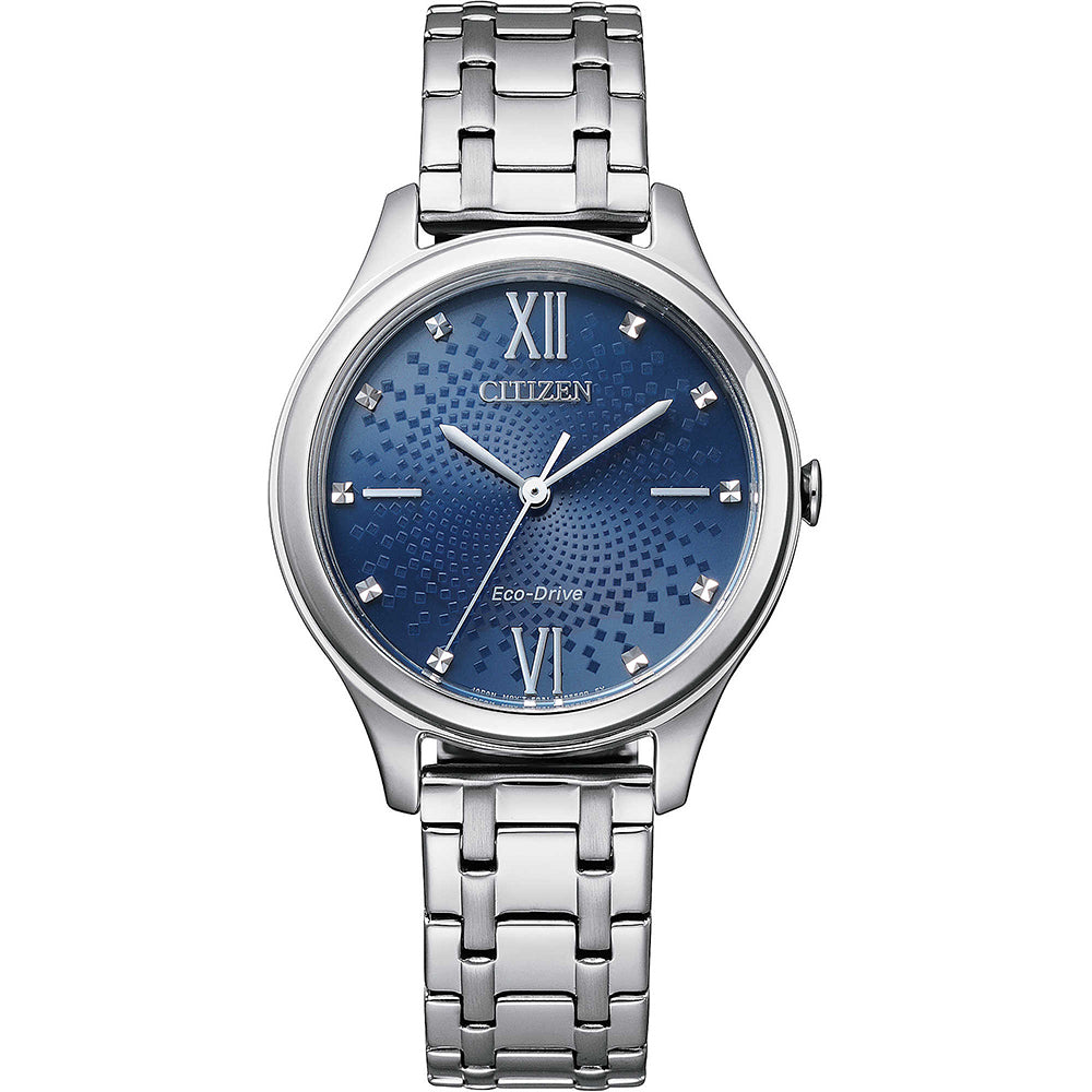 Orologio Donna Eco Drive Lady Of 2020 Blu con Cristalli Citizen