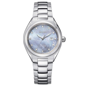 Orologio Donna Eco Drive Lady Super Titanio Madreperla Blu Citizen
