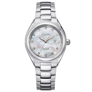 Orologio Donna Eco Drive Lady Super Titanio Madreperla Citizen