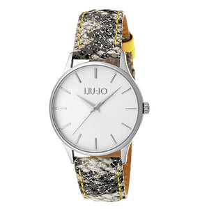 Orologio Donna Gea in Pelle Pitonata Giallo Bianco TLJ1117 -  Liu Jo Luxury  