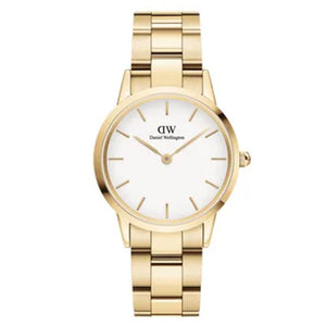 Orologio Donna Iconic Link Gold Bianco Daniel Wellington