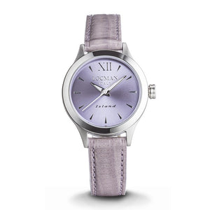 Orologio Donna Island Acciaio e Pelle Viola Locman 