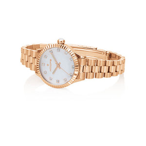 Orologio Donna Luxury Diamonds Rose Gold Bianco 2569LD-RG08 - Hoops  