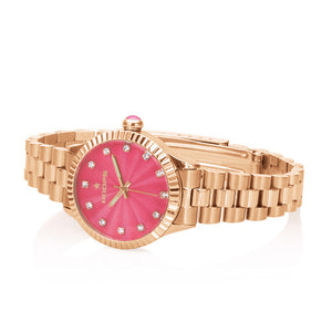 Orologio Donna Luxury Diamonds Rose Gold Coral 2569LD-RG11 - Hoops    