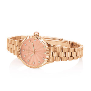 Orologio Donna Luxury Diamonds Rose Gold Papaya 2569LD-RG10 - Hoops     