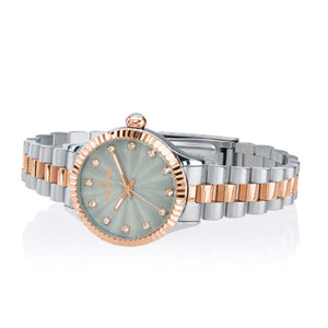 Orologio Donna Luxury Diamonds Silver & Gold Grigio 2569LSRG-01 - Hoops 