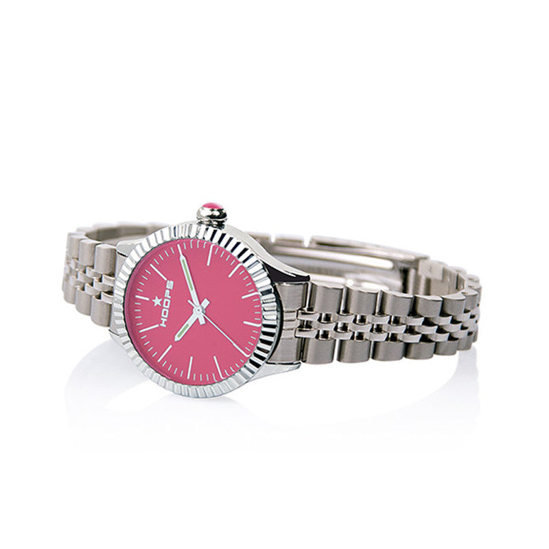 Orologio Donna Luxury Silver Rosa Laccato 2560LA-10 - Hoops   