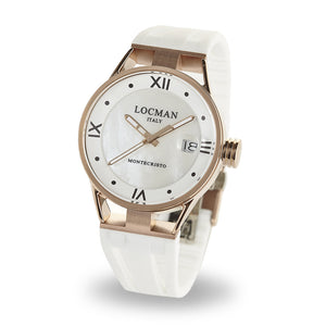 Orologio Donna Montecristo Bianco Rose Gold Locman