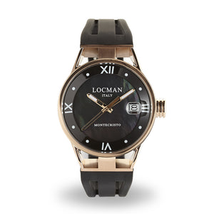 Orologio Donna Montecristo Nero Rose Gold Locman
