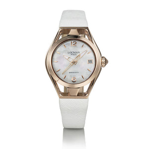 Orologio Donna Montecristo Rose Bianco Locman