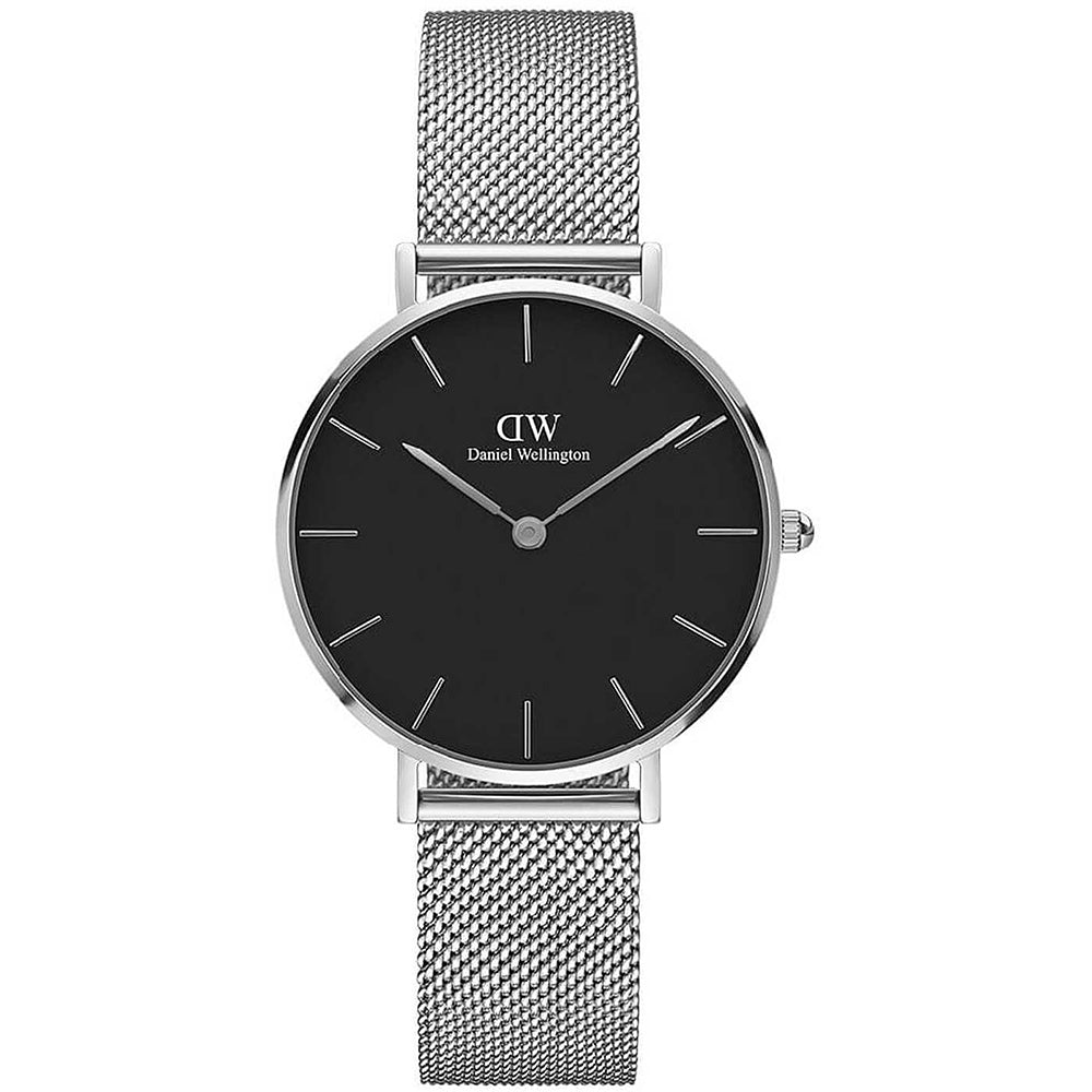 Orologio Donna Petite Sterling Silver Nero Daniel Wellington