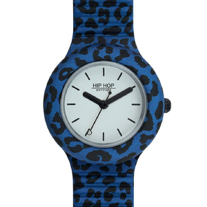 Orologio Donna Pop Jungle Leopardato Blu HWU0934 Hip Hop