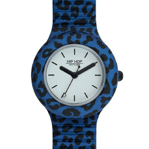 Orologio Donna Pop Jungle Leopardato Blu HWU0934 Hip Hop