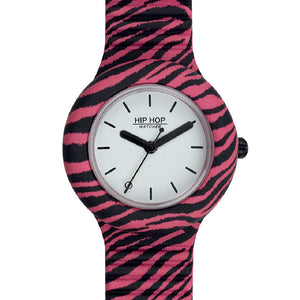 Orologio Donna Pop Jungle Zebra Rosa Pop HWU0936 Hip Hop