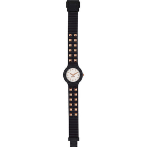 Orologio Donna Punk Lady Borchie Nero HWU0801 Hip Hop
