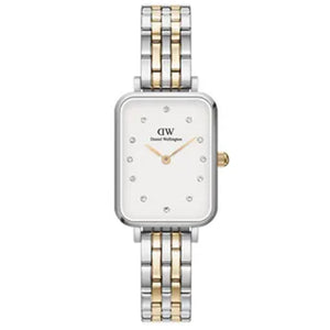 Orologio Donna Quadro Lumine Link Bicolore Daniel Wellington